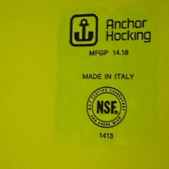 Vintage Anchor Hocking NSF Plastic Trays – Lime Green – Made in Italy - Picture 5 of 9